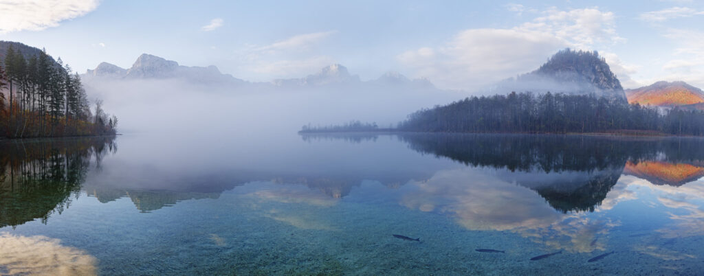 Almsee mit Nebelstimmung