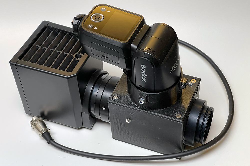 Mikroblitzeinrichtung